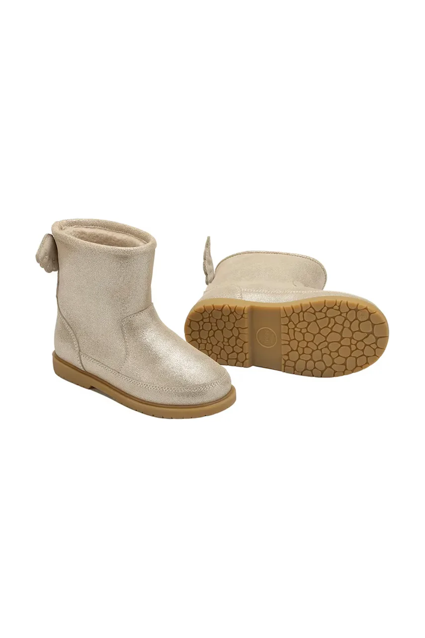 Donsje Детски велурени зимни обувки Angela Boots Wings