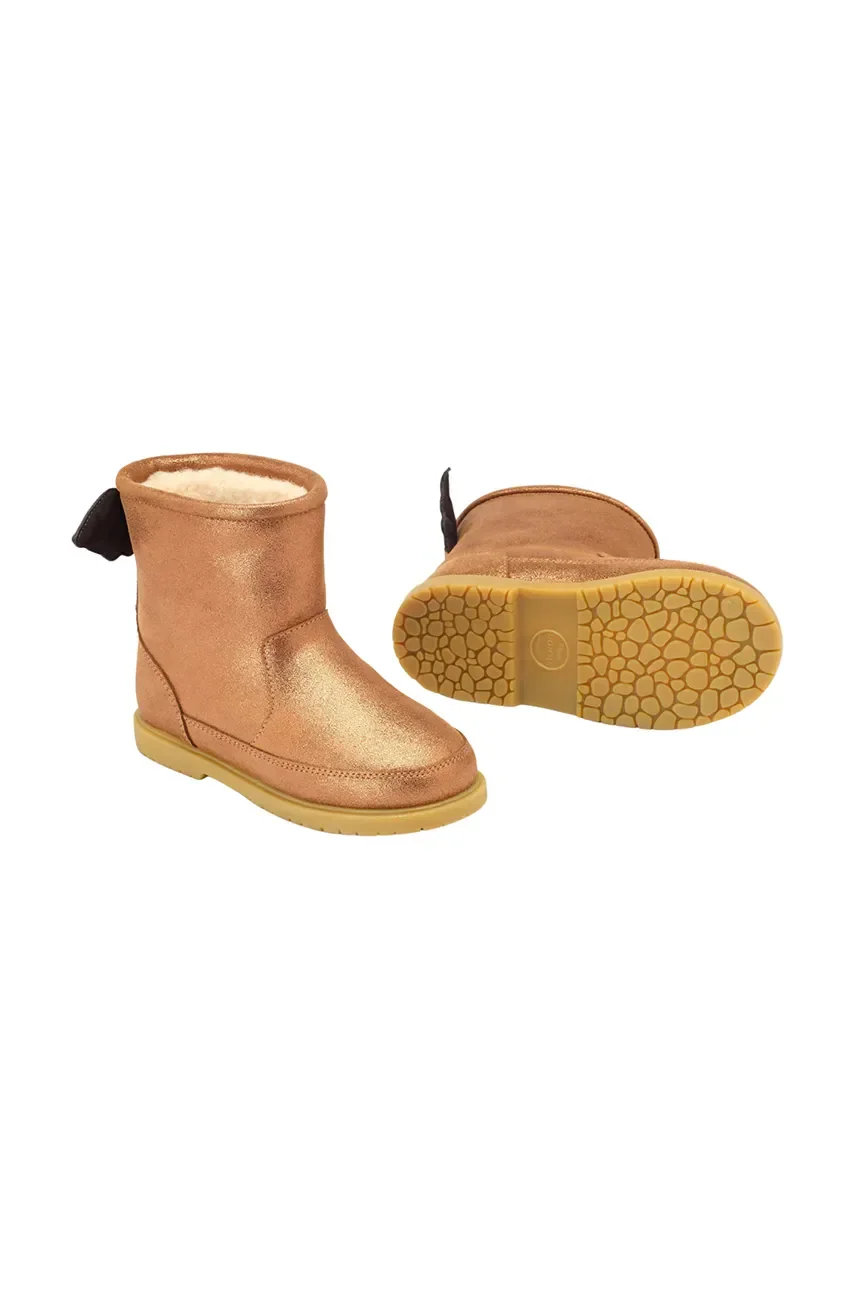 Donsje Детски велурени зимни обувки Angela Boots Wings
