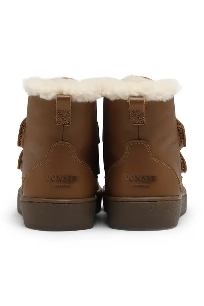 Donsje Детски велурени зимни обувки Clenn Boots в тъмносиньо 2017700