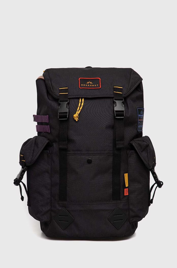 Doughnut Раница Grounder Happy Camper 265L в черно голям размер с изчистен дизайн D394HA-0003