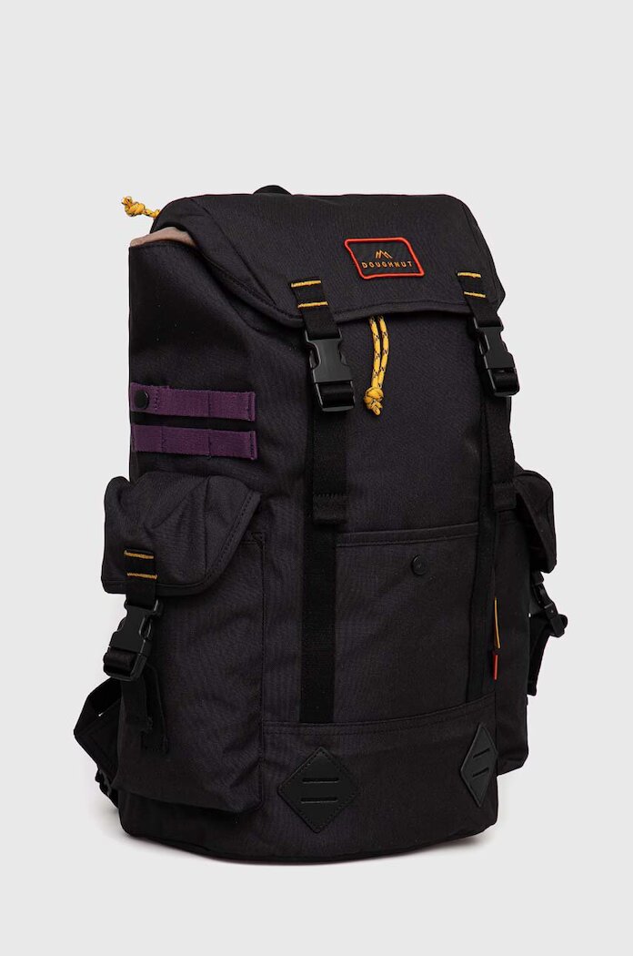 Doughnut Раница Grounder Happy Camper 265L в черно голям размер с изчистен дизайн D394HA-0003
