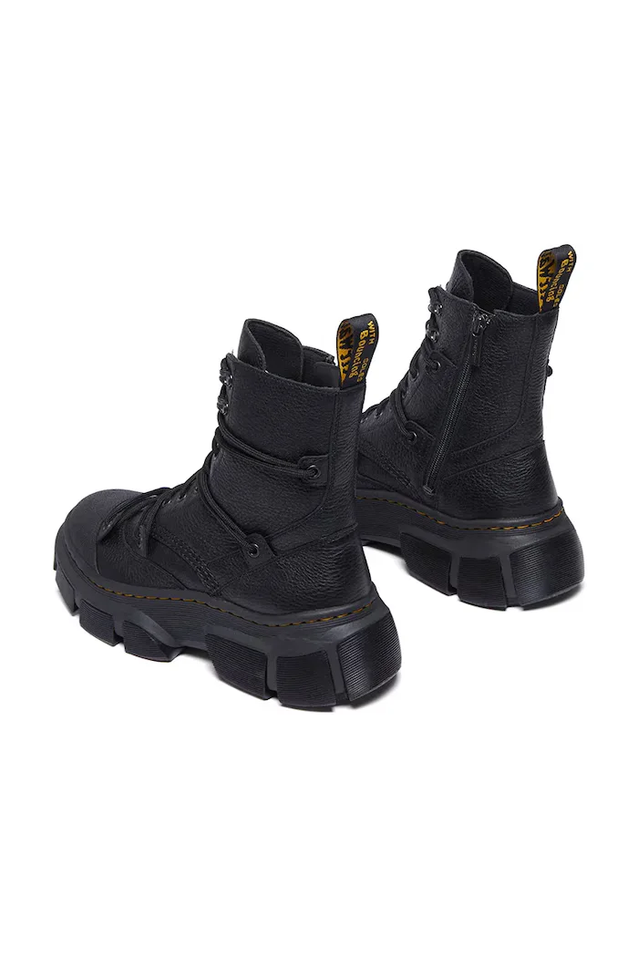 Dr. Martens Кожени боти DMXL в черно с платформа DM41646001