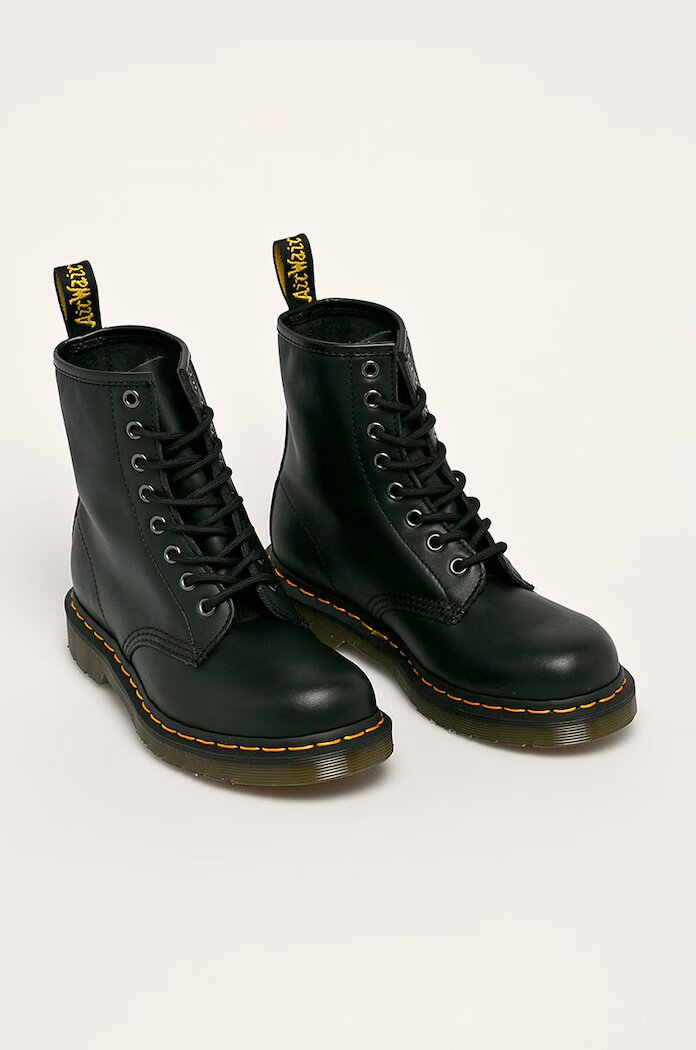 Dr. Martens Кожени кубинки 1460 Nappa в черно с равна подметка DM27894201 11822002
