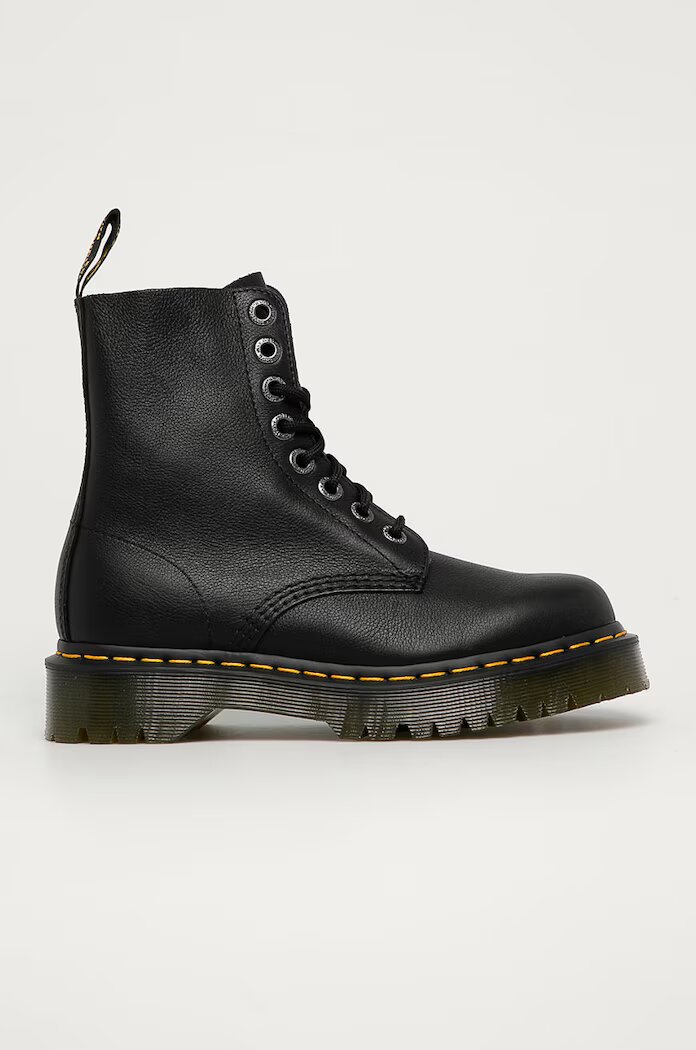 Dr. Martens Кожени кубинки 1460 Pascal Bex Pisa в черно с равна подметка 0 27100001 26206001