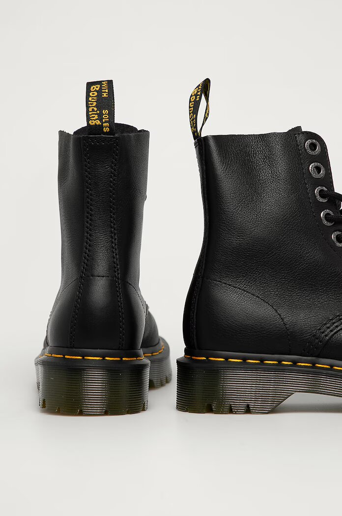 Dr. Martens Кожени кубинки 1460 Pascal Bex Pisa в черно с равна подметка 0 27100001 26206001