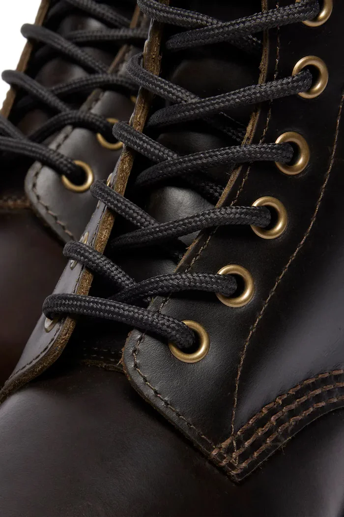Dr. Martens Кожени кубинки 1460 Serena в кафяво с платформа с лека изолация DM41414020