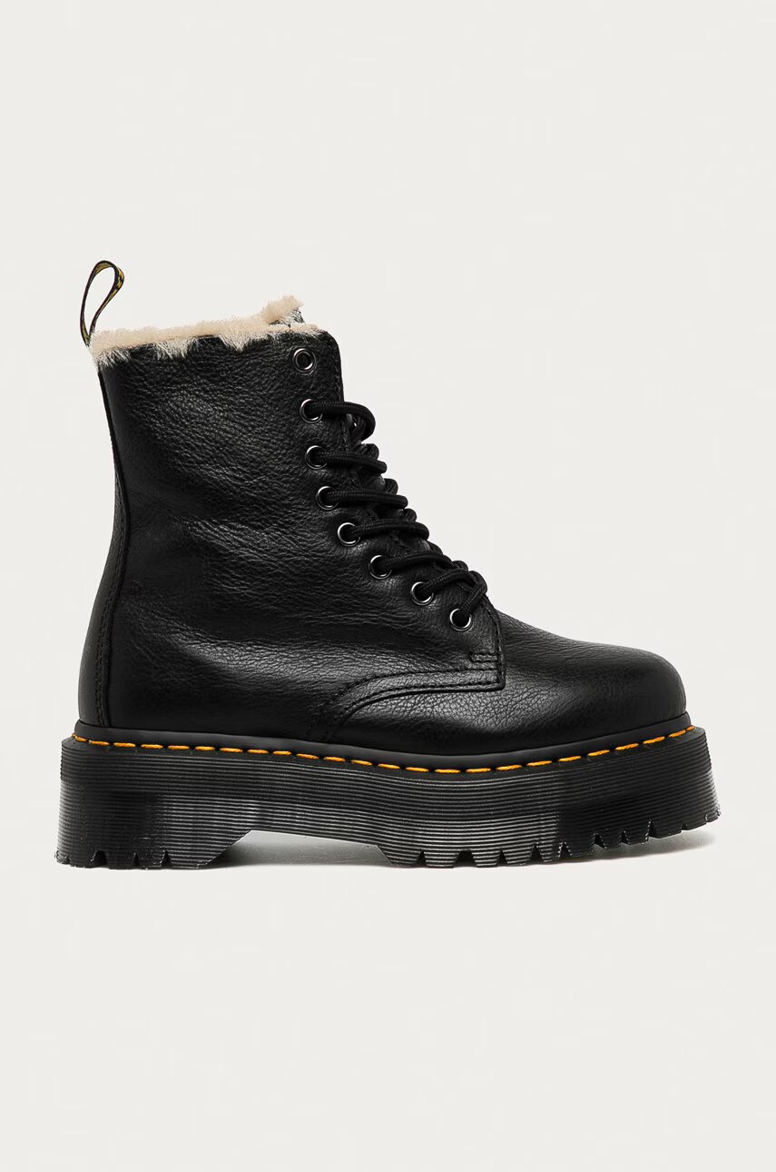Dr. Martens Кожени кубинки Jadon Fur Lined