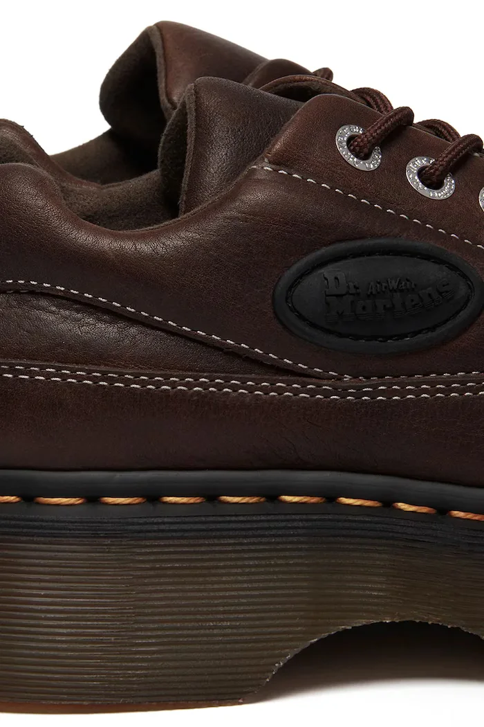 Dr. Martens Кожени половинки обувки Buzz 5i в кафяво с платформа DM41129200