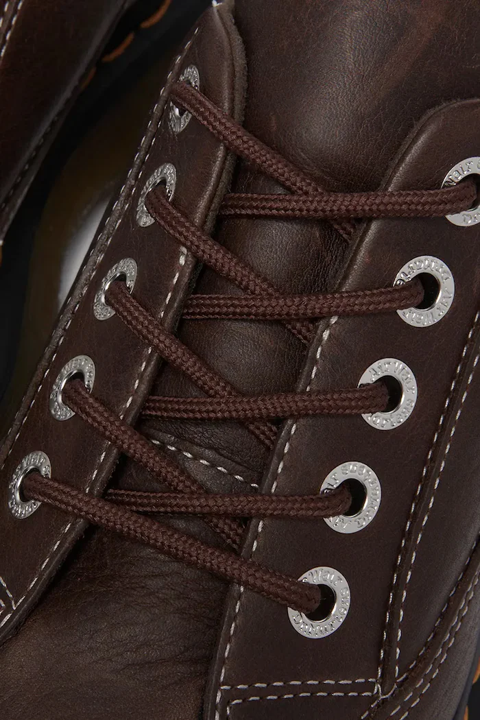 Dr. Martens Кожени половинки обувки Buzz 5i в кафяво с платформа DM41129200