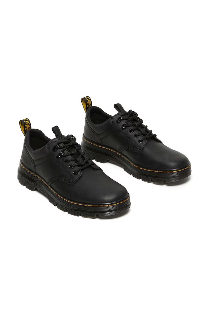Dr. Martens Кожени половинки обувки Reeder в черно DM27104001