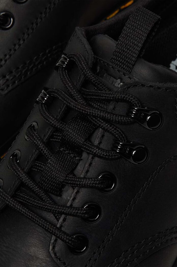 Dr. Martens Кожени половинки обувки Reeder в черно DM27104001
