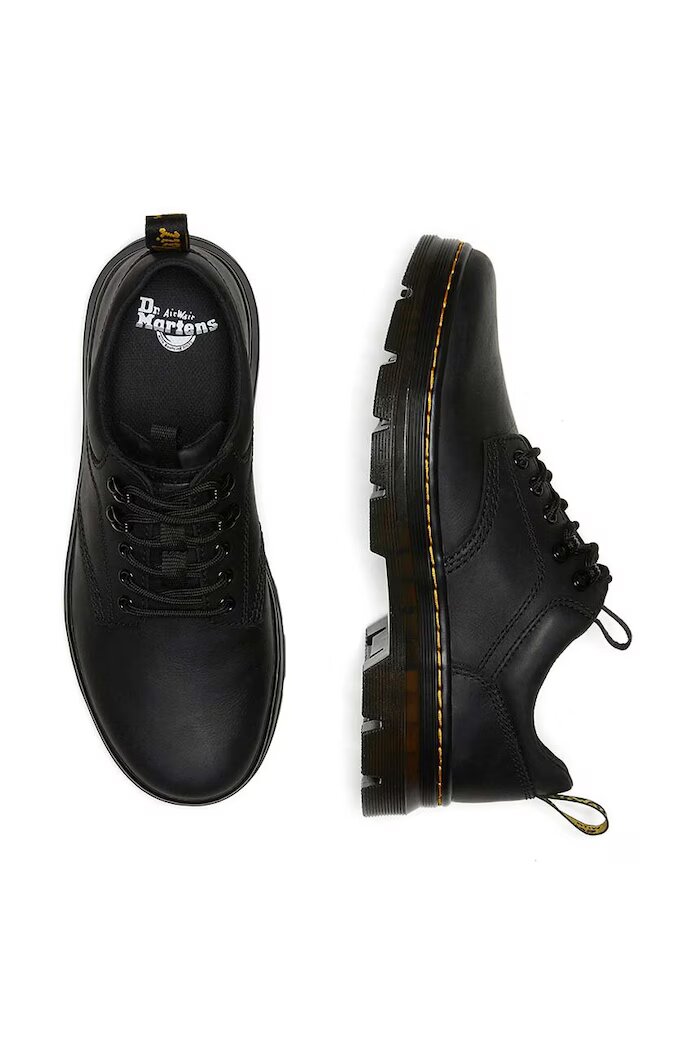 Dr. Martens Кожени половинки обувки Reeder в черно DM27104001
