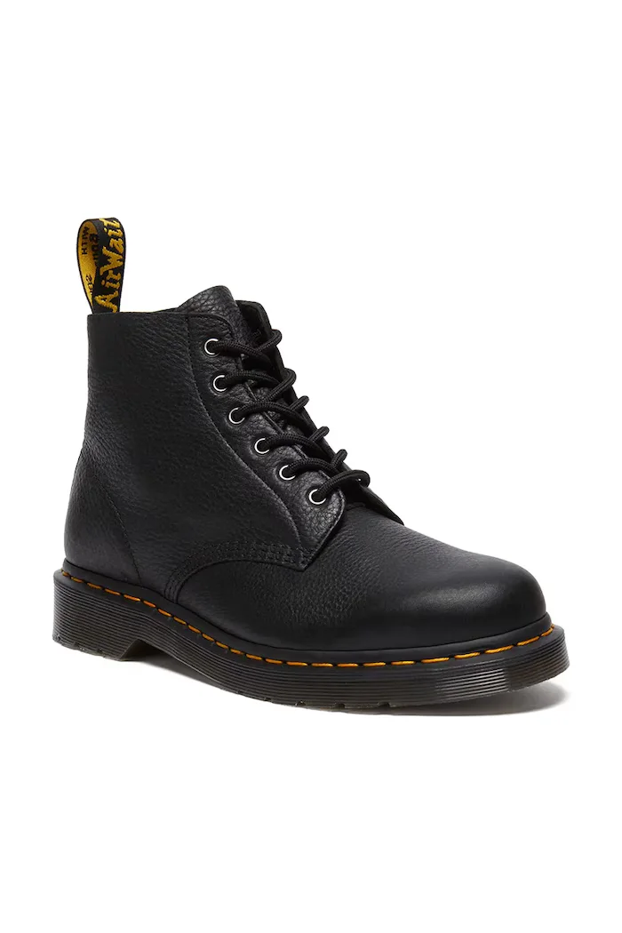 Dr Martens кубинки от кожа 101 Ambassador черни DM32166001