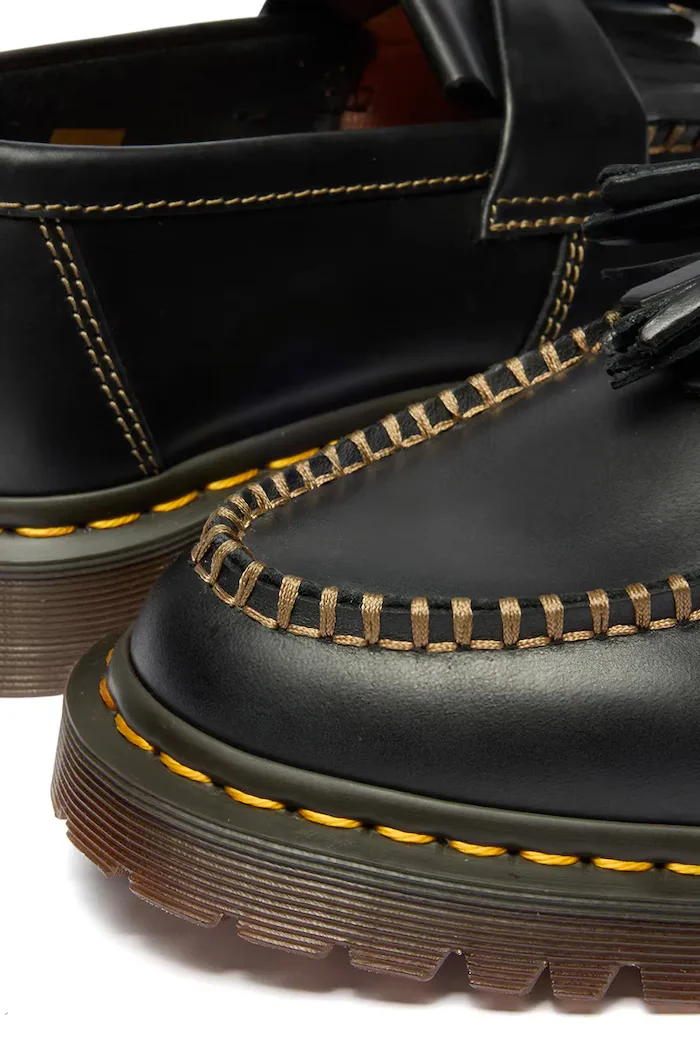 Dr. Martens мокасини от кожа Adrian Ben Tassel Loafer черни DM42849001