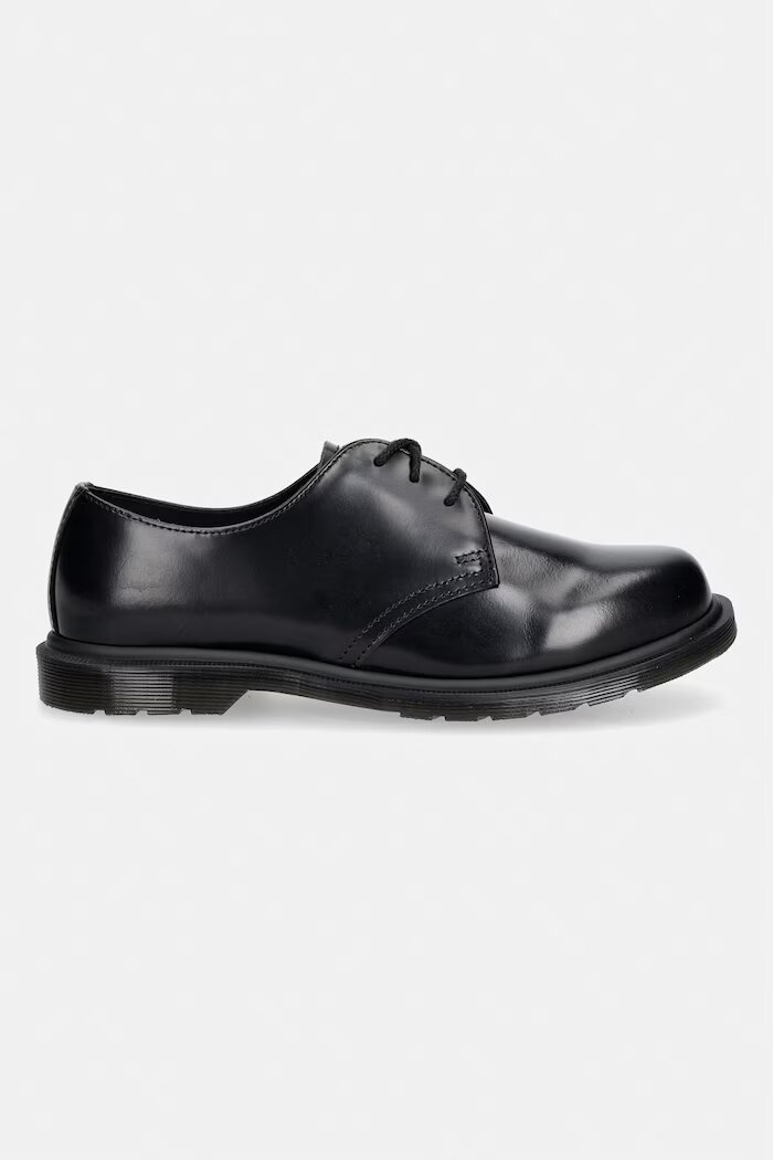 Dr. Martens половинки обувки от кожа Mayfare черни DM42863001