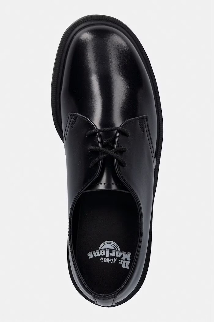 Dr. Martens половинки обувки от кожа Mayfare черни DM42863001