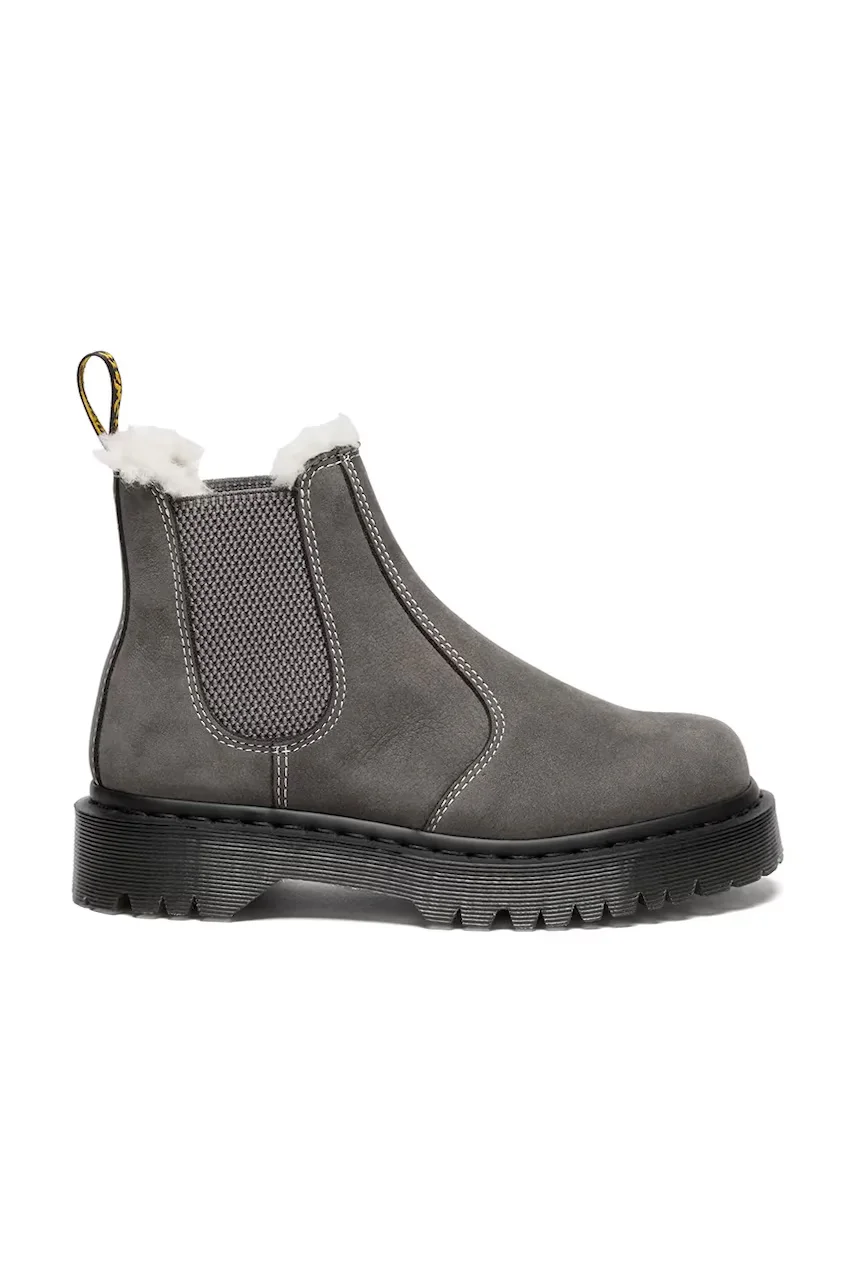 Dr. Martens Велурени боти челси 2976 Bex Fur Lined