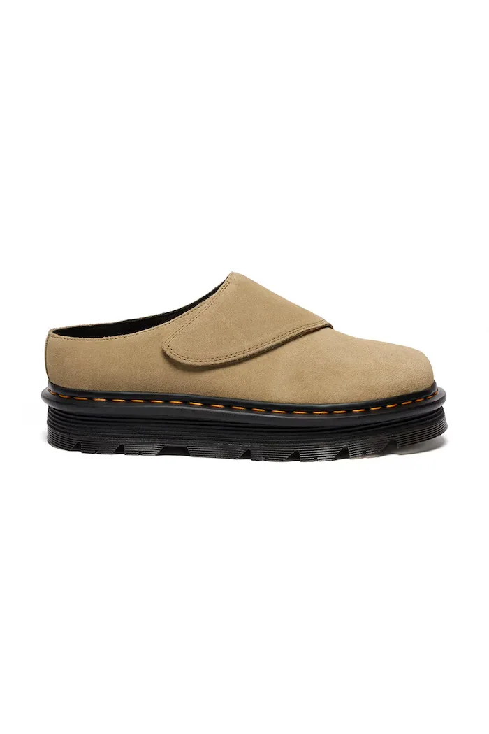 Dr. Martens Велурени чехли ZebZag AnyWair Mule в бежово DM41730200