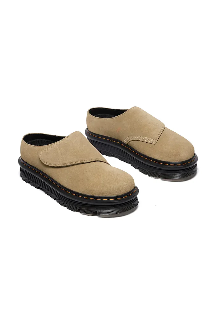 Dr. Martens Велурени чехли ZebZag AnyWair Mule в бежово DM41730200