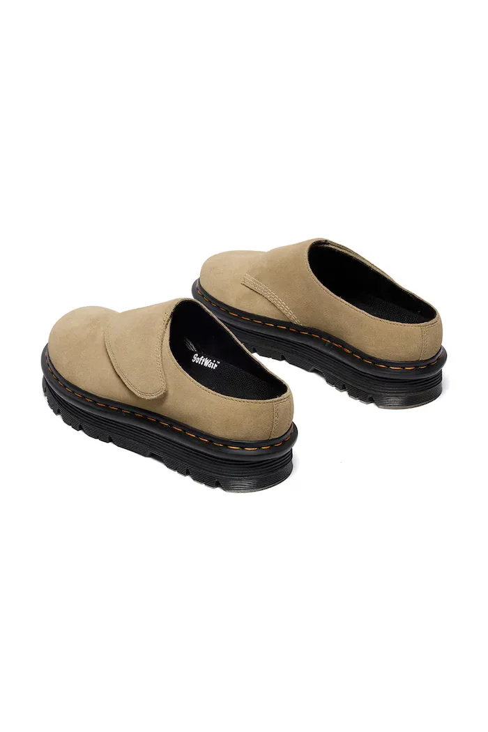 Dr. Martens Велурени чехли ZebZag AnyWair Mule в бежово DM41730200