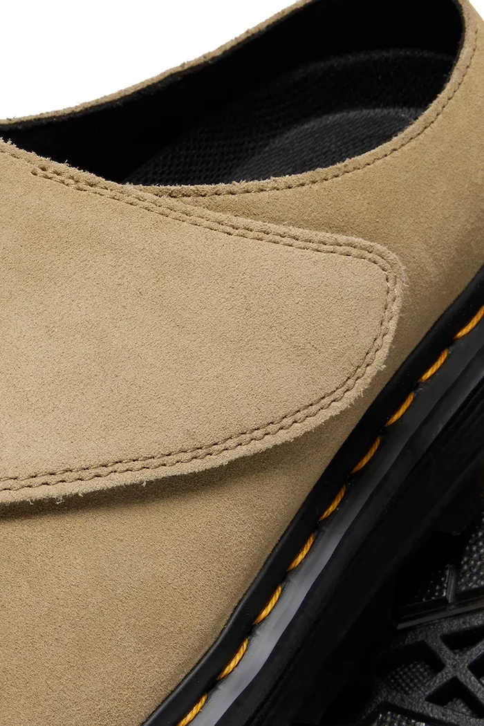 Dr. Martens Велурени чехли ZebZag AnyWair Mule в бежово DM41730200