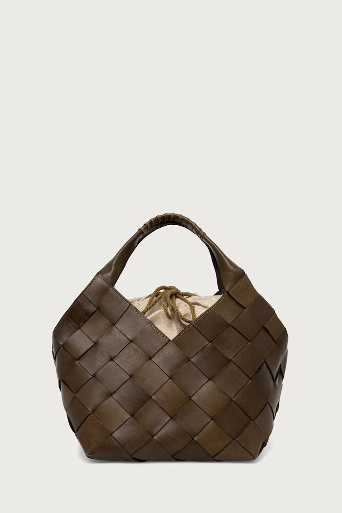 dragon diffusion чанта tote дамска от кожа зелена 8108