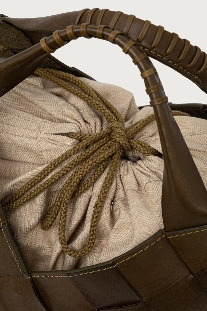 dragon diffusion чанта tote дамска от кожа зелена 8108