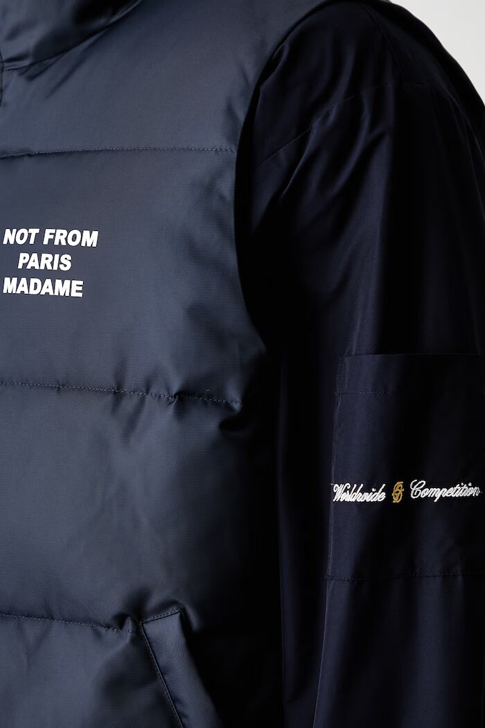 Drôle de Monsieur елек мъжки Slogan тъмносин PERM-CT153-PA031