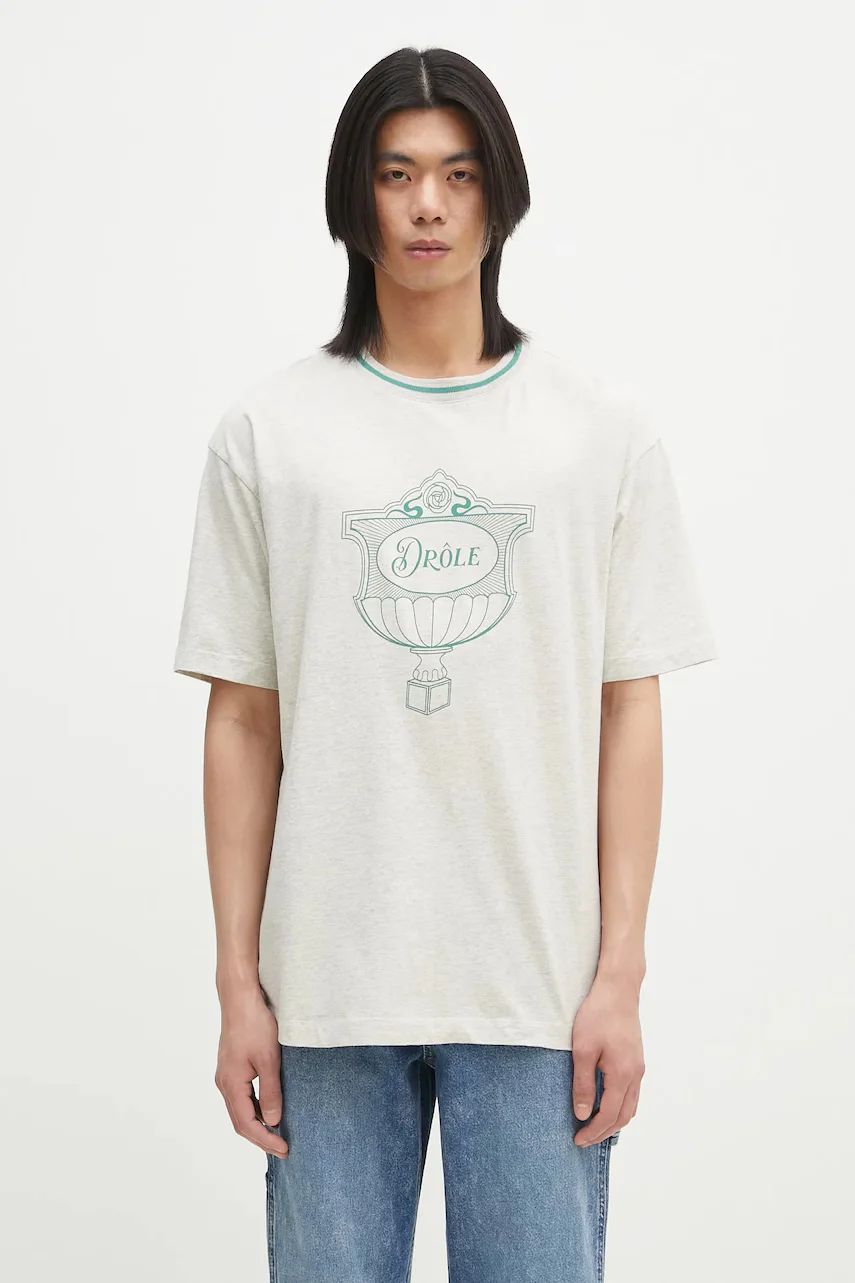 Drôle de Monsieur Памучна тениска Le T-Shirt Drule Cup
