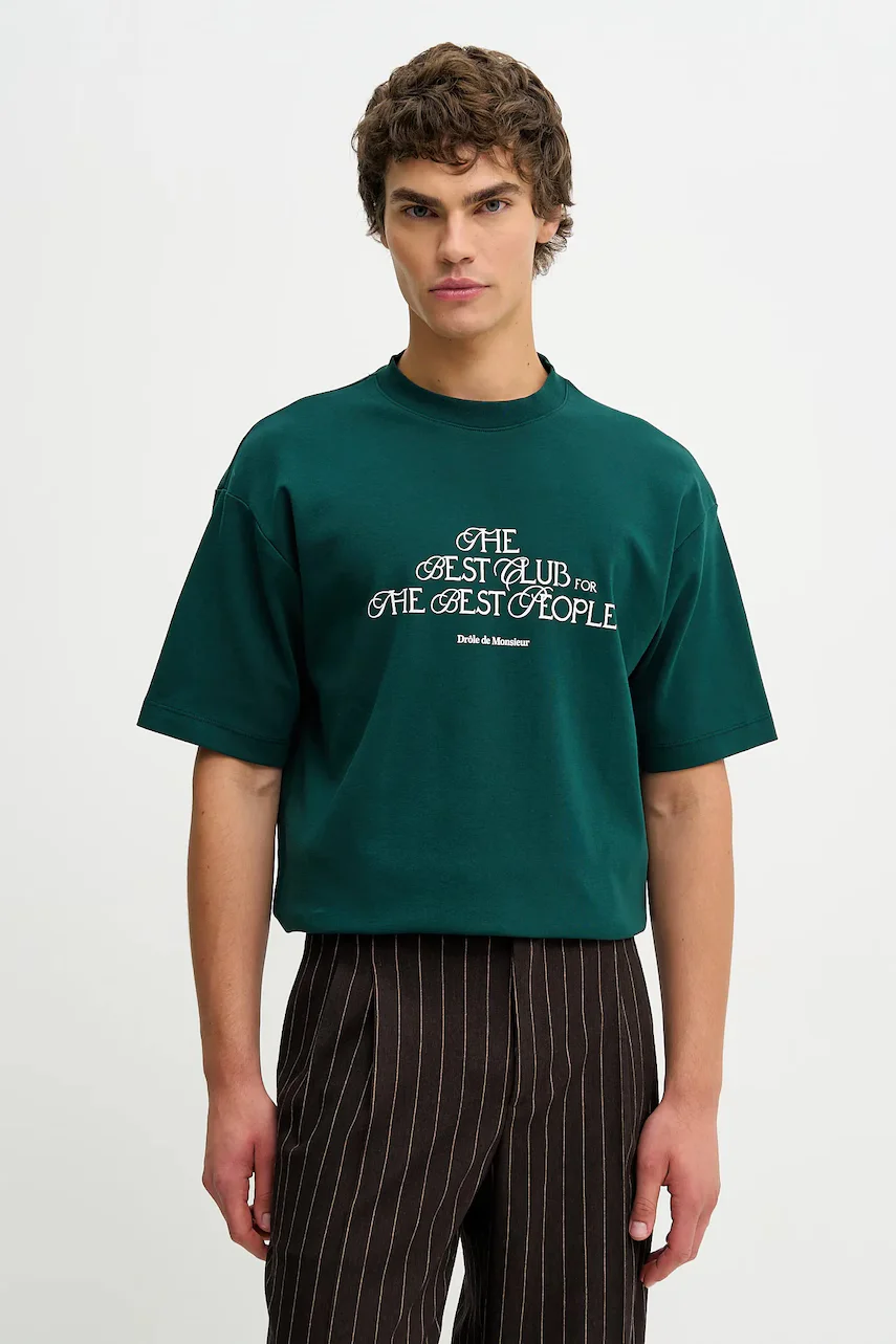 Drôle de Monsieur Памучна тениска Le T-shirt "The Best Club"