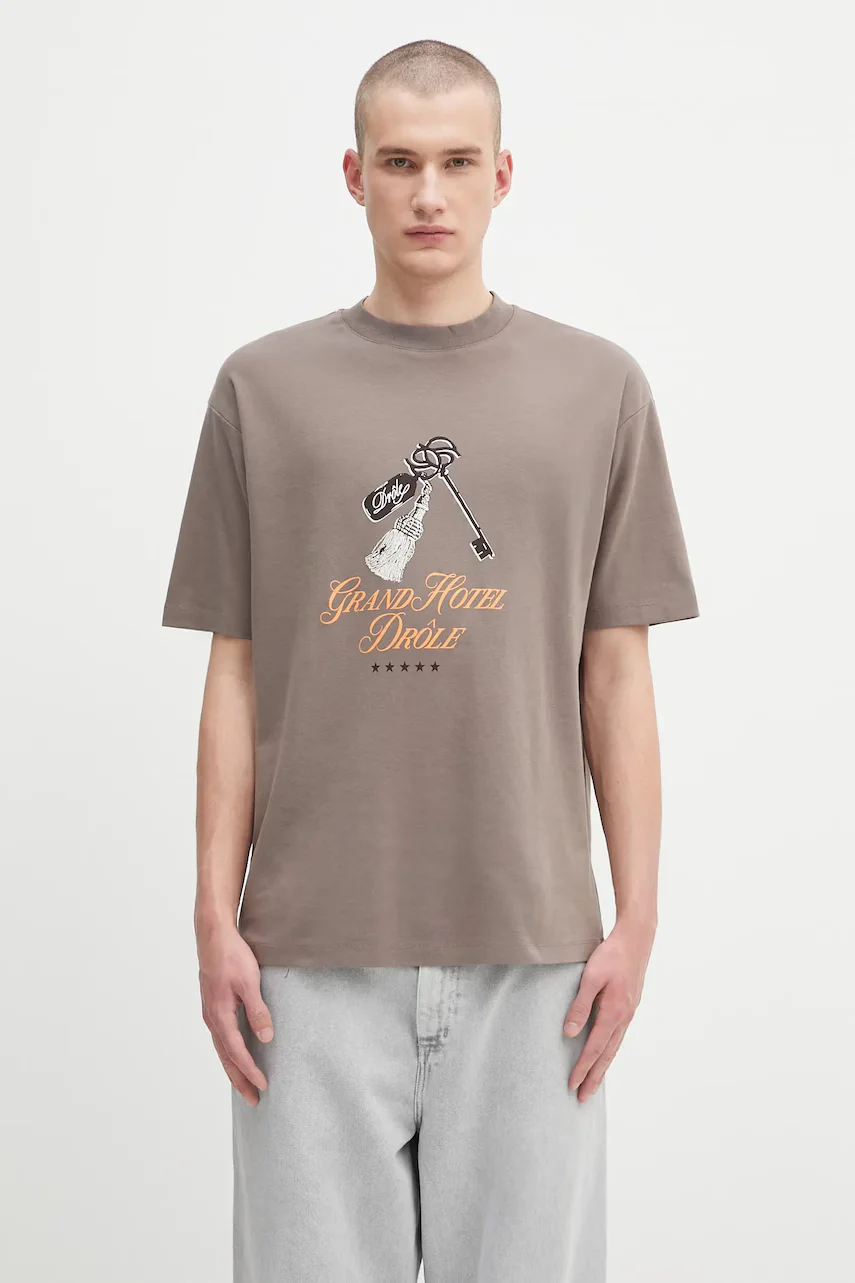 Drôle de Monsieur Памучна тениска Le Tshirt Grand HUtel
