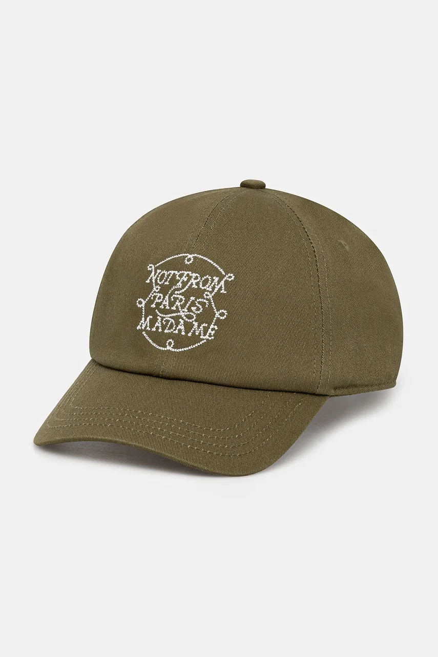 Drôle de Monsieur Шапка с козирка La Casquette Slogan Tresses