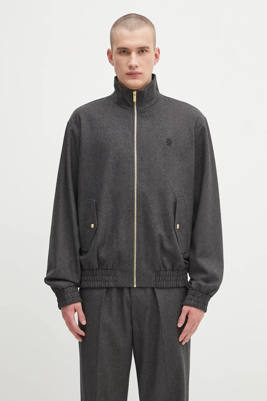 Drôle de Monsieur Вълнено яке La Trackjacket Flanelle