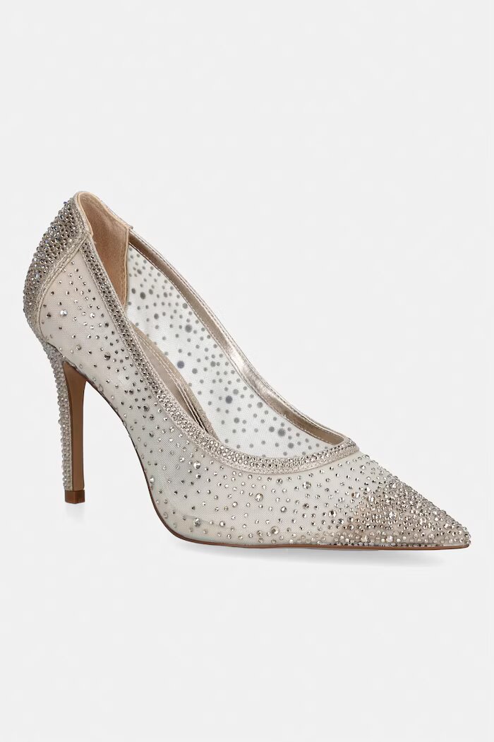 Dune London обувки с ток BRIGHTEST златни 0084500620015393