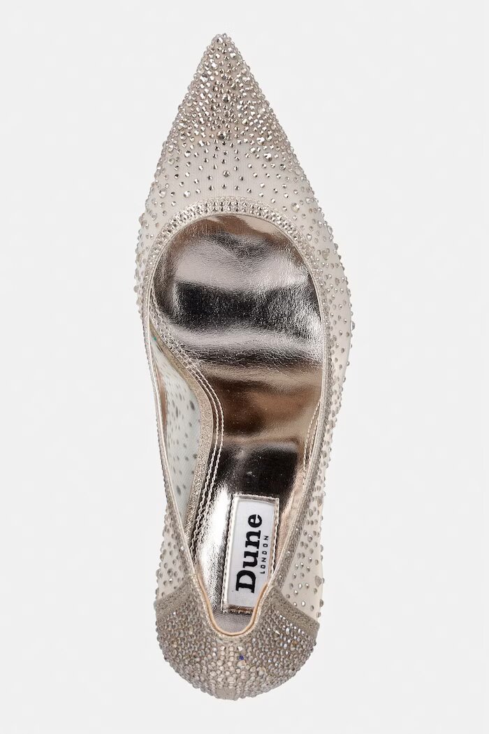 Dune London обувки с ток BRIGHTEST златни 0084500620015393