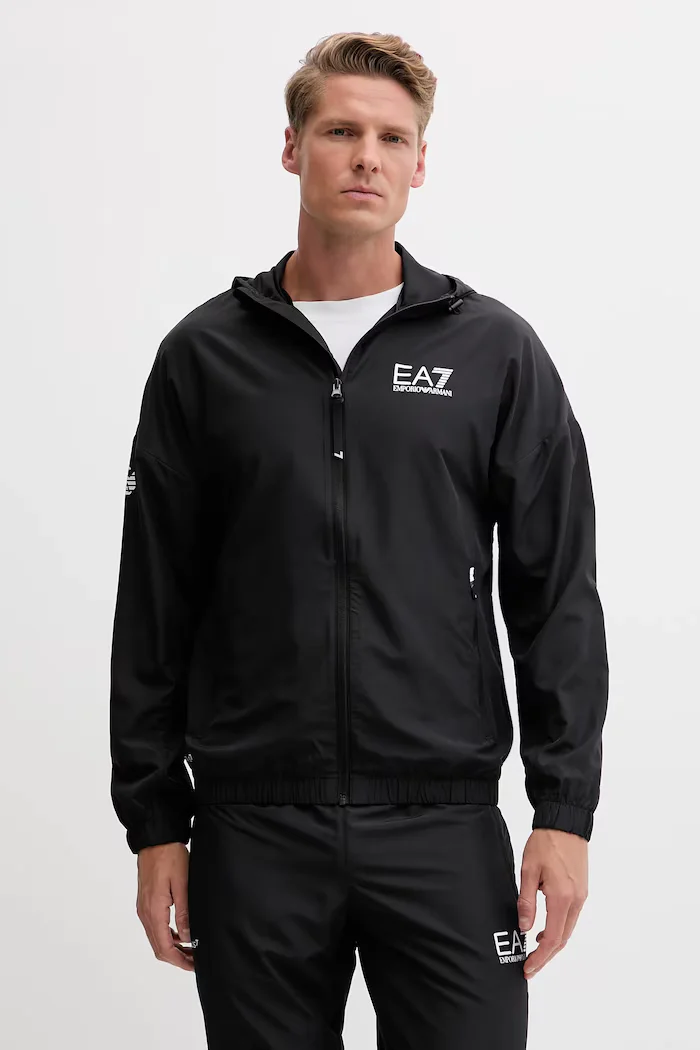 EA7 Emporio Armani Анцуг мъжки в черно