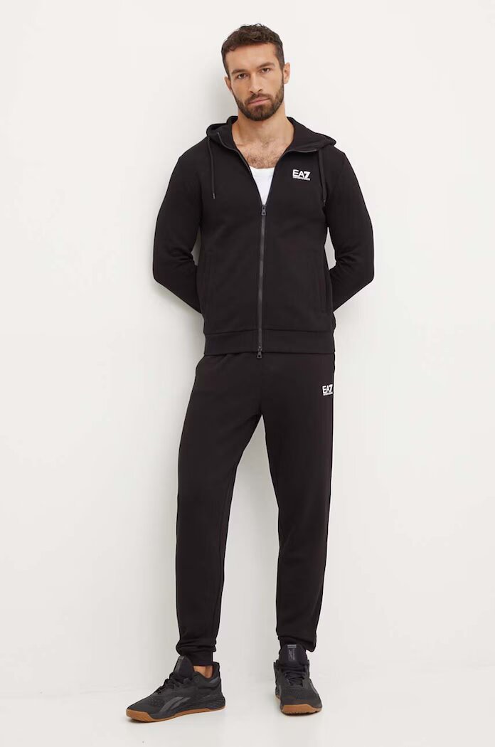 EA7 Emporio Armani Анцуг мъжки в черно PJVTZ.8NPV68