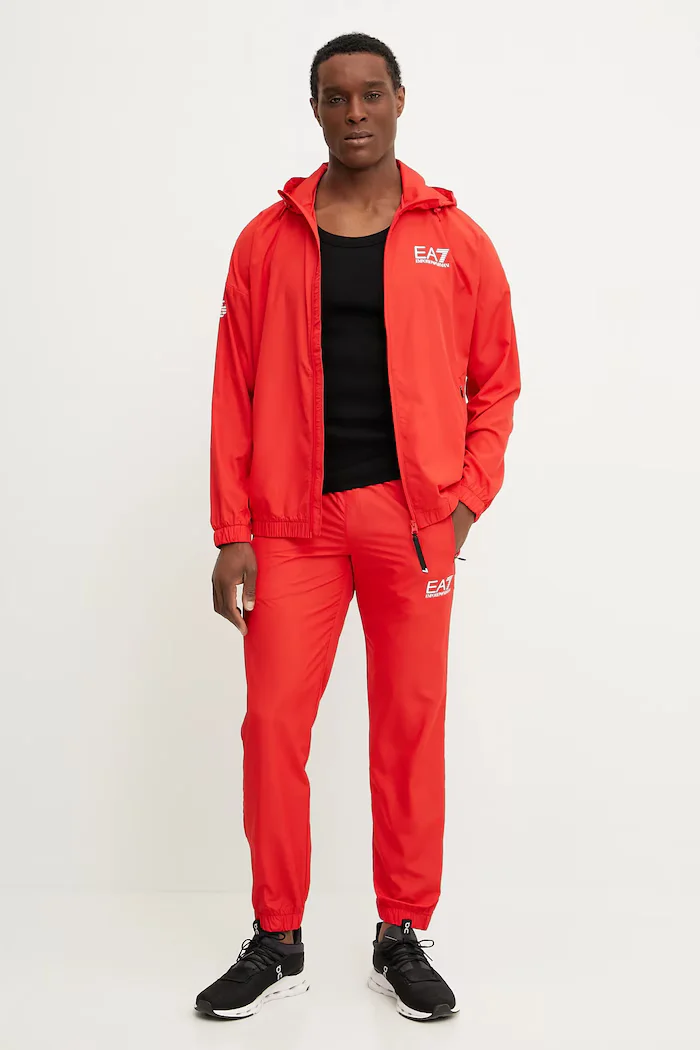 EA7 Emporio Armani Анцуг мъжки в червено