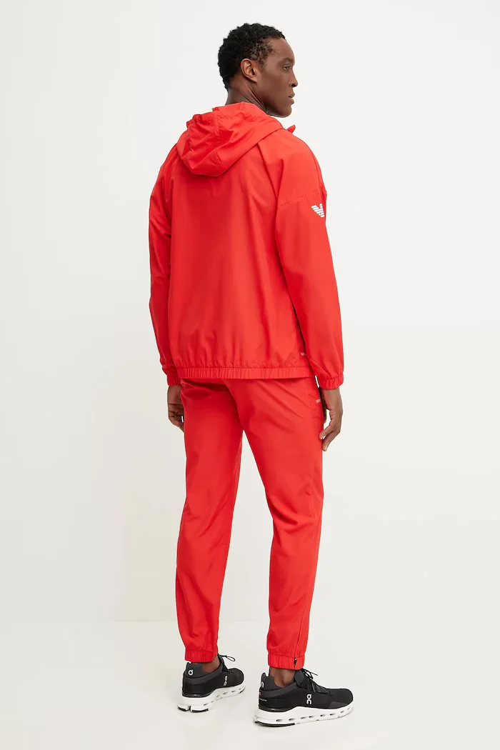 EA7 Emporio Armani Анцуг мъжки в червено