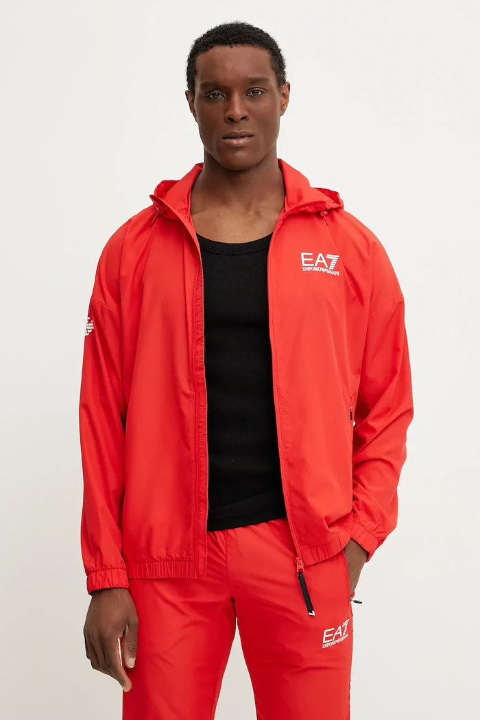 EA7 Emporio Armani Анцуг мъжки в червено