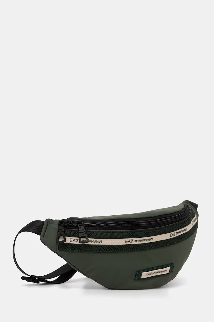 EA7 Emporio Armani чанта за кръста за носене на рамо зелена AF23098.7X000637