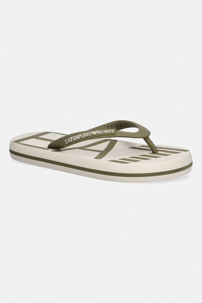 EA7 Emporio Armani джапанки дамски зелени AF22188.7X000659