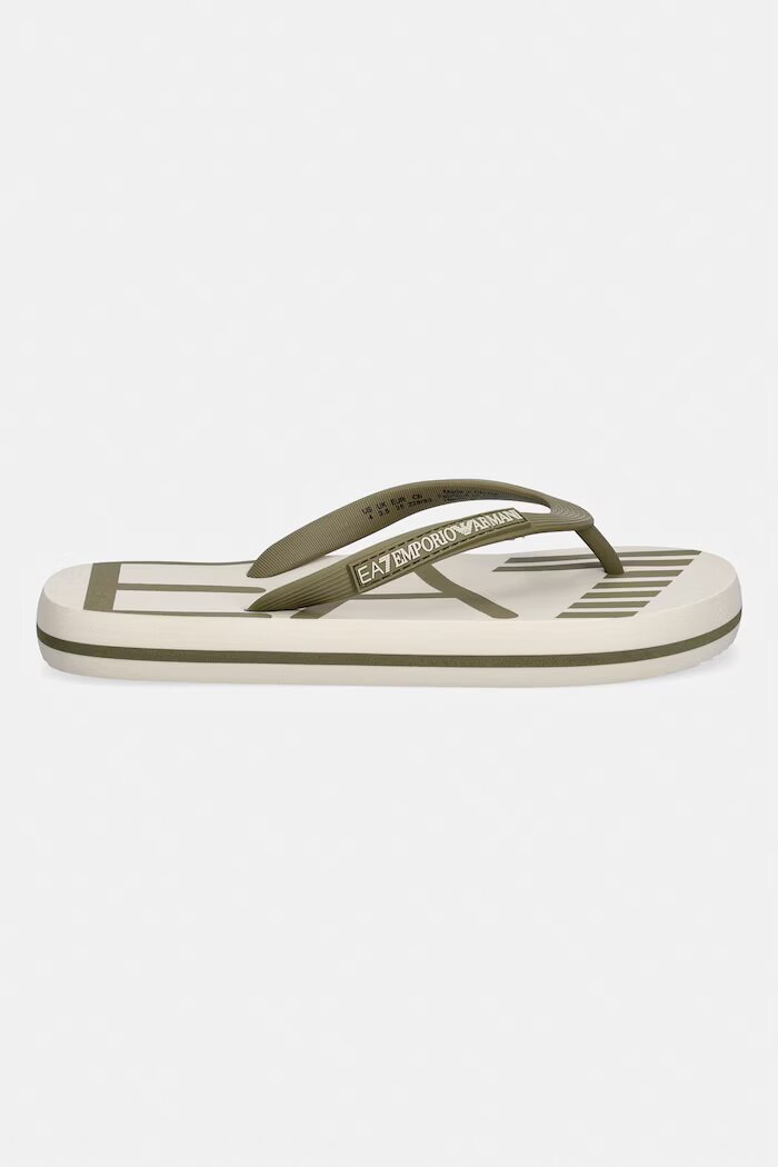 EA7 Emporio Armani джапанки дамски зелени AF22188.7X000659