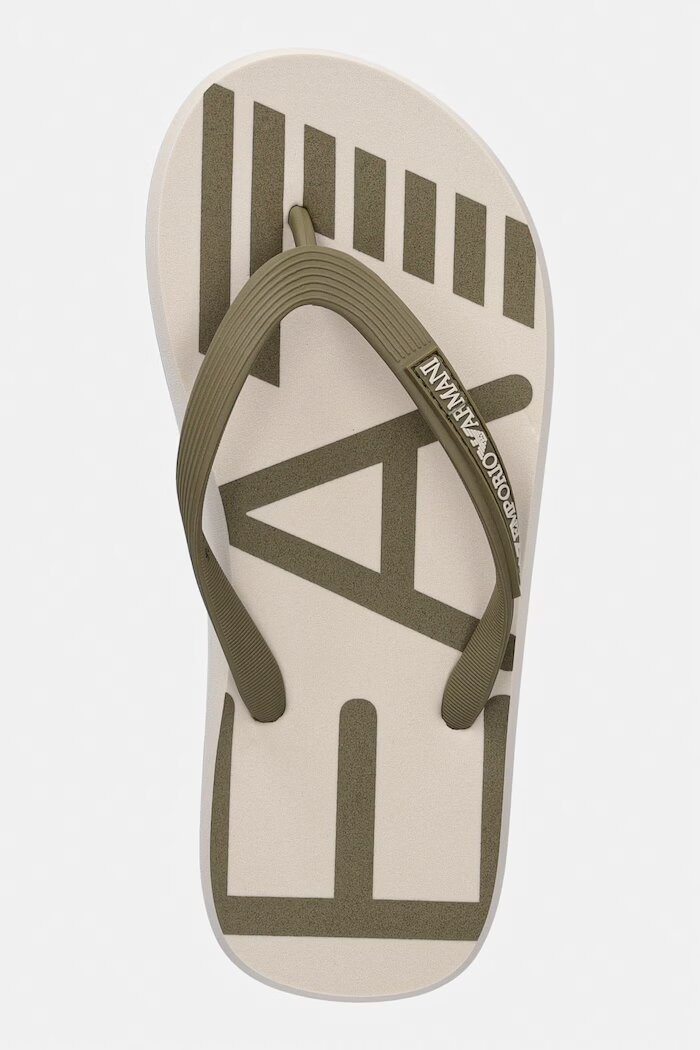 EA7 Emporio Armani джапанки дамски зелени AF22188.7X000659