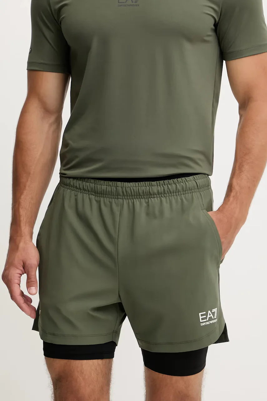 EA7 Emporio Armani Къс панталон за трениране