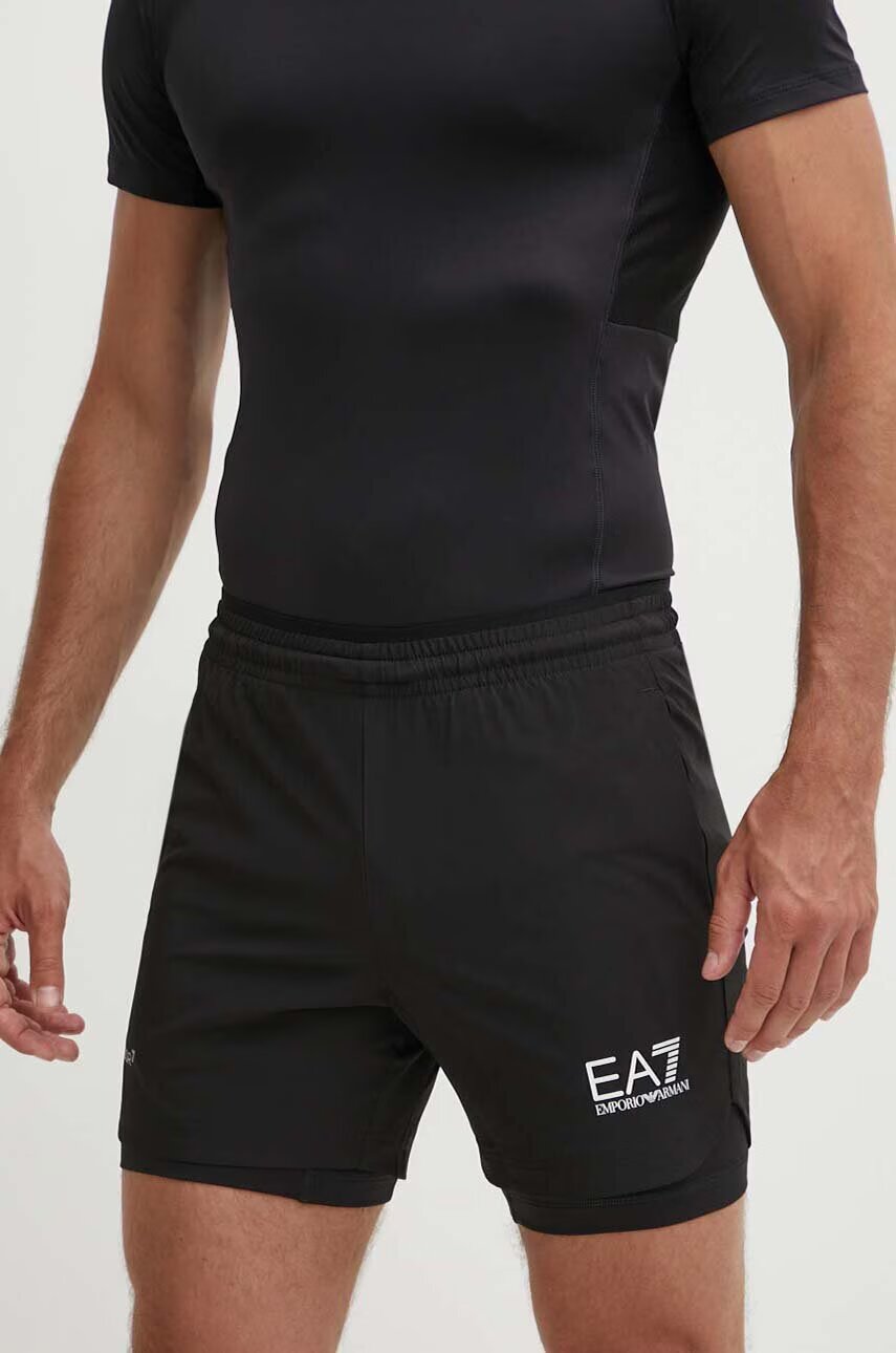 EA7 Emporio Armani Къс панталон за трениране