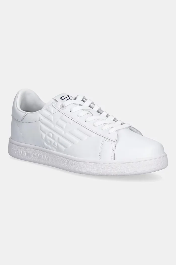 EA7 Emporio Armani Кожени маратонки в бяло AF10848.7X000331