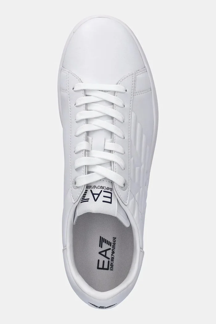EA7 Emporio Armani Кожени маратонки в бяло AF10848.7X000331