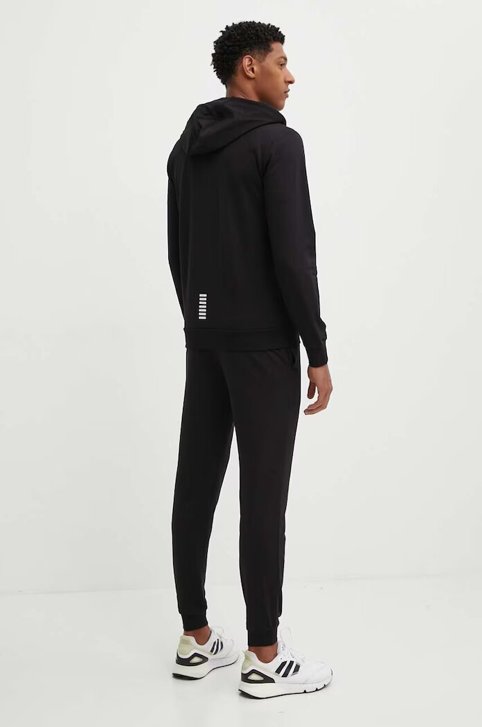 EA7 Emporio Armani Памучен анцуг в черно PJVRZ.8NPV63