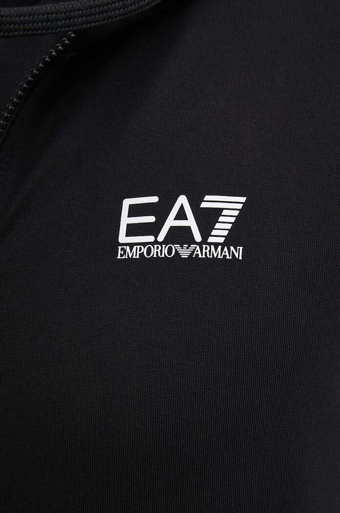 EA7 Emporio Armani Памучен анцуг в черно PJVRZ.8NPV63